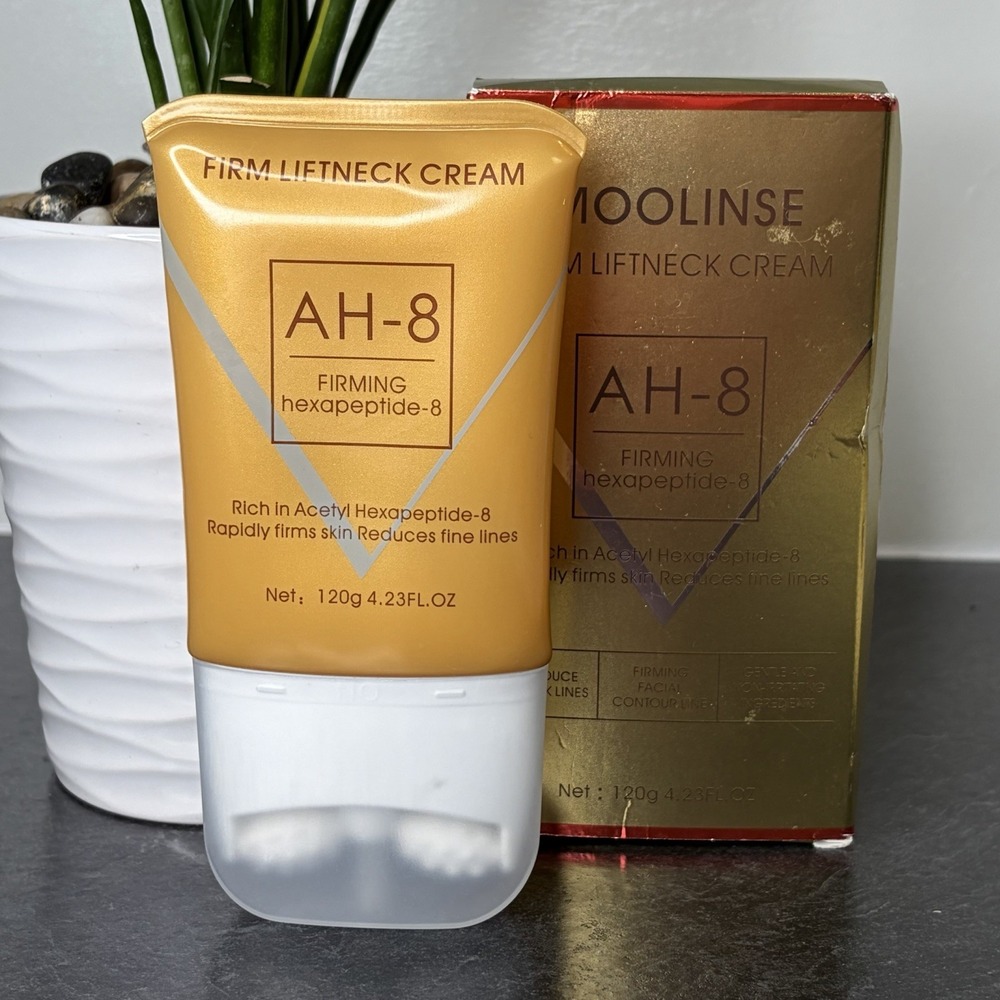 MOOLINSE Anti Aging Firm Lift Neck Cream 8 Kinds of Hyaluronic Acids 4.23 oz